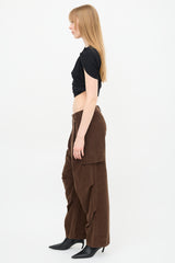 Magda Butrym Asymmetrical Twist T-Shirt