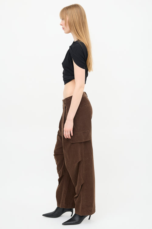 Magda Butrym Asymmetrical Twist T-Shirt