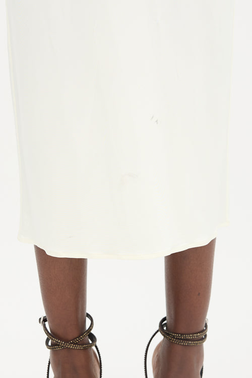 Magda Butrym Cowl Neck Midi Dress