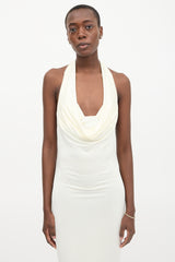 Magda Butrym Cowl Neck Midi Dress