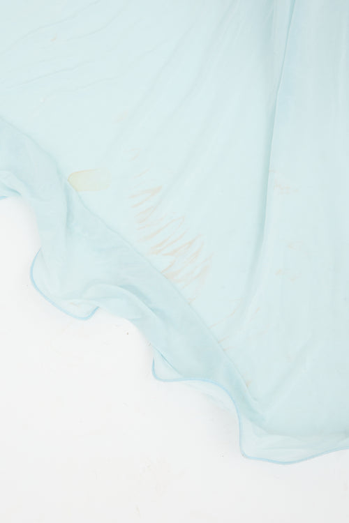 Magda Butrym Jersey Floral Appliqué Gown