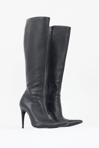 Magda Butrym Leather Knee High Boot