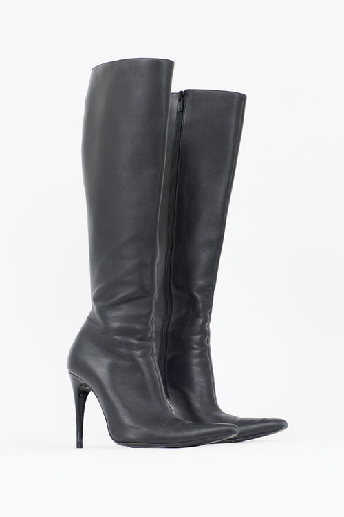 Magda Butrym Leather Knee High Boot