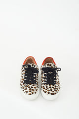 Maguire Brown & Multicolour Hair Printed Sneaker