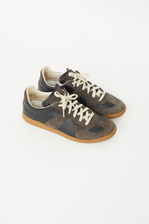 Black & Brown Leather GAT Sneaker