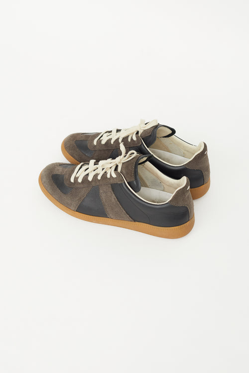 Black & Brown Leather GAT Sneaker