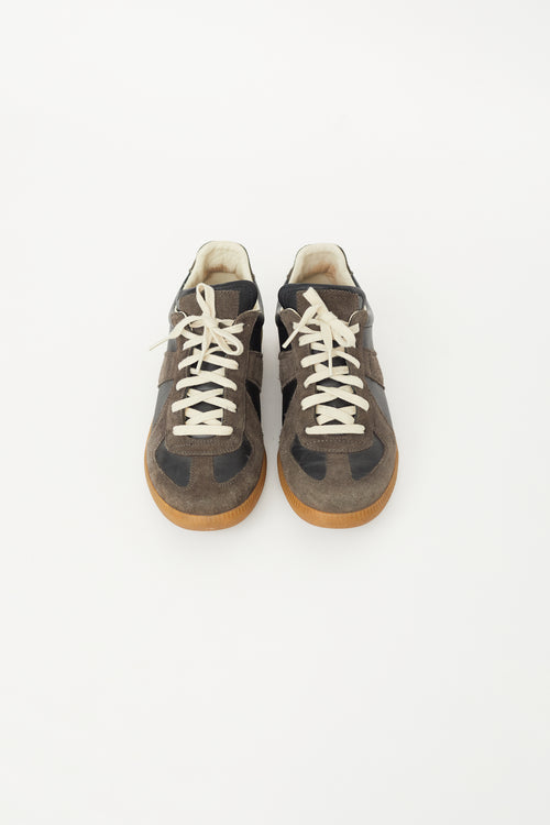Black & Brown Leather GAT Sneaker