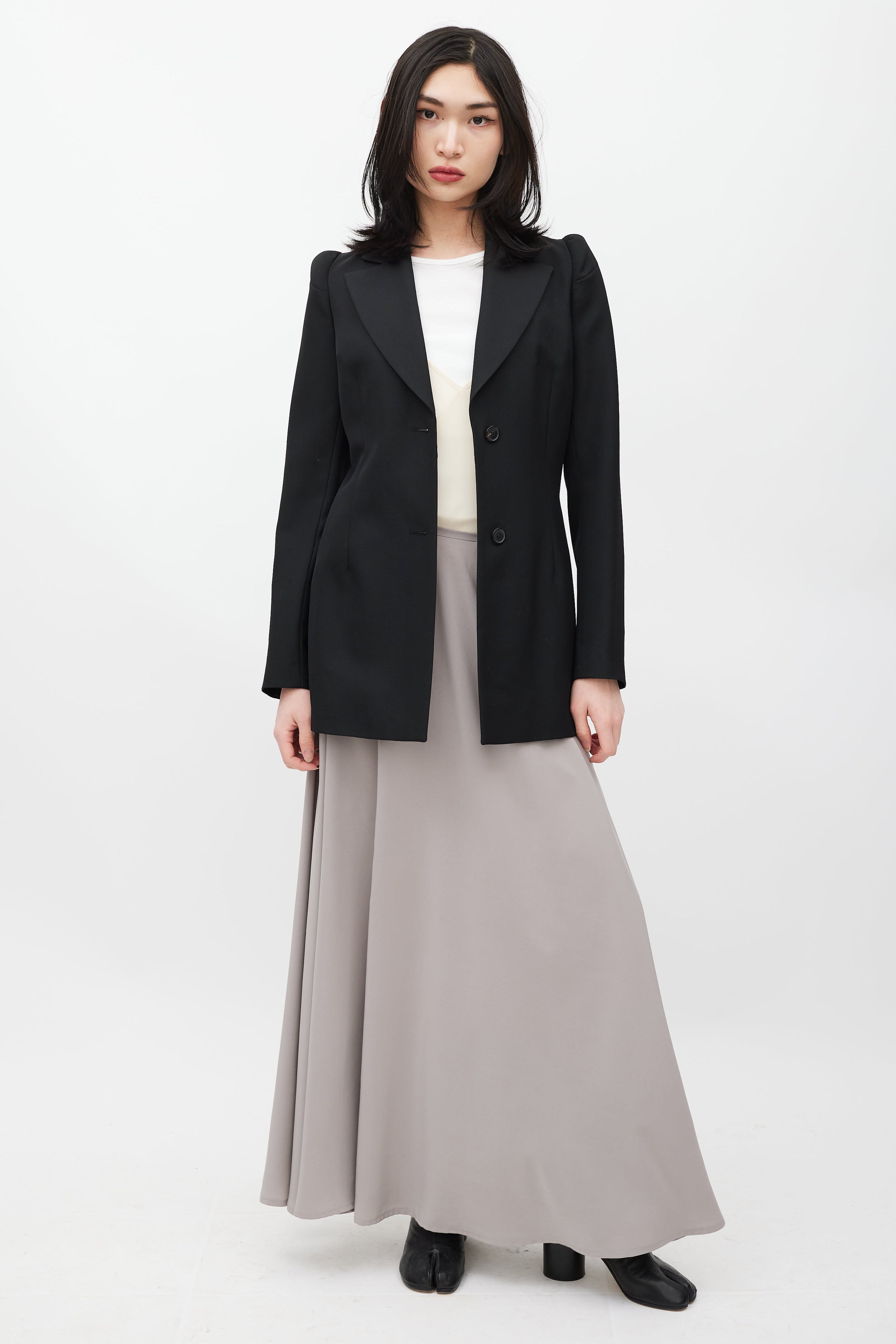 margiela cigarette shoulder Maison Margiela // Black Cigarette Shoulder Wool Blazer – VSP Consignment margiela cigarette shoulder Maison Margiela // Black Cigarette Shoulder Wool Blazer – VSP Consignment