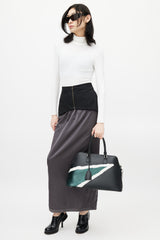 Maison Margiela Black & Multicolour 5AC Messenger Metallic Leather Bag
