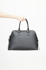 Maison Margiela Black & Multicolour 5AC Messenger Metallic Leather Bag