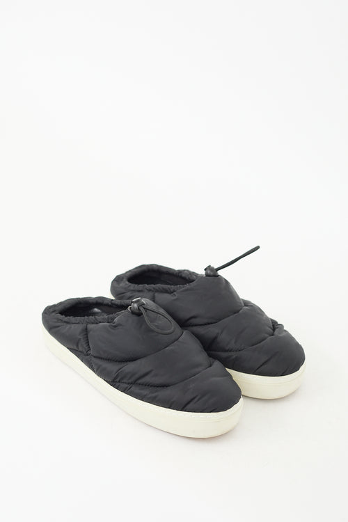 Maison Margiela Black Puff Drawcord Sandal