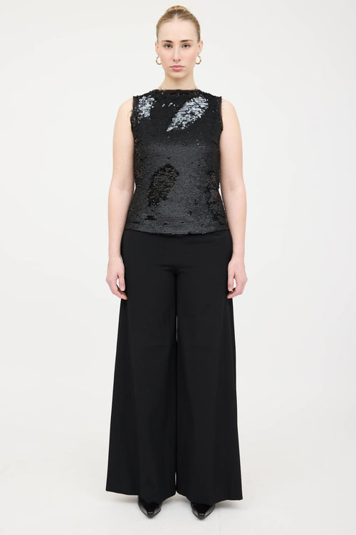 Maison Margiela Sequin Embellished Top