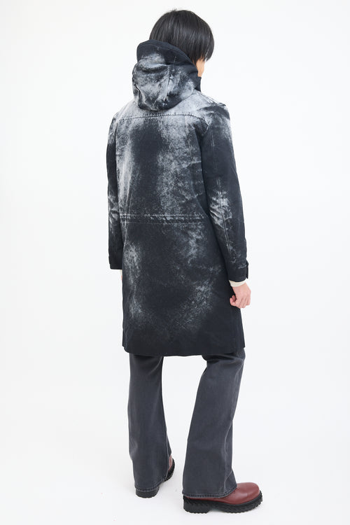 Maison Margiela FW 2014 Runway Black & Cream Fur Coat