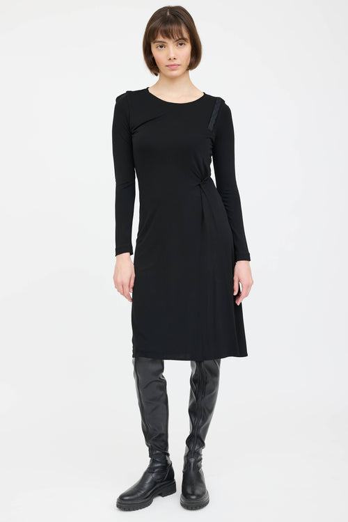 Maison Margiela Gathered Longsleeve Dress