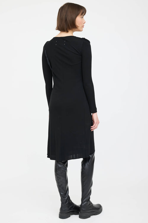 Maison Margiela Gathered Longsleeve Dress