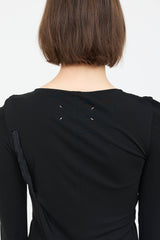 Maison Margiela Gathered Longsleeve Dress