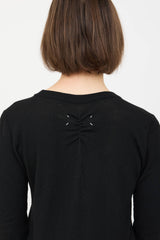 Maison Margiela Gathered Knit Cardigan