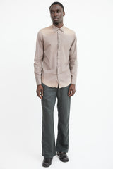 Maison Margiela Brown Faded Shirt