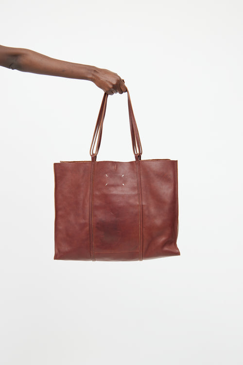 Maison Margiela Brown Tote Bag