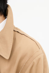 Maison Margiela Brown & Multi Check Panel Trench Coat