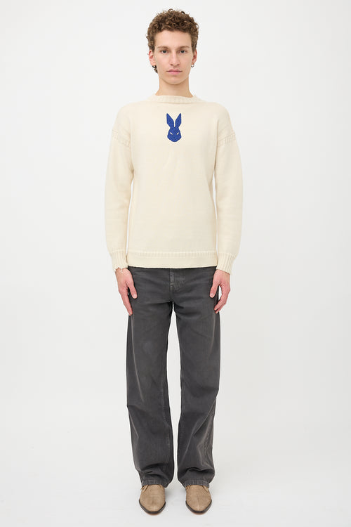 Maison Margiela Distressed Wool Sweater