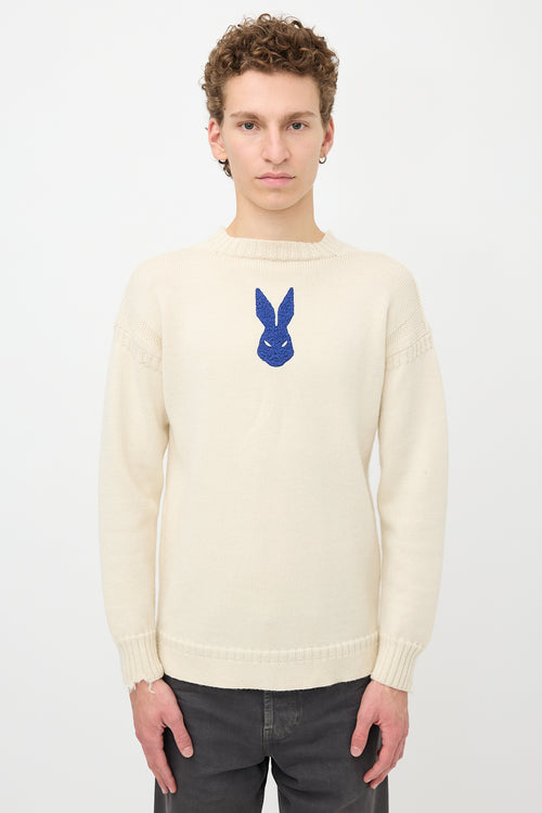 Maison Margiela Distressed Wool Sweater