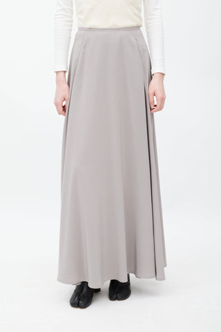 Maison Margiela Grey Maxi Skirt
