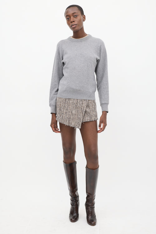 Maison Margiela Grey Wool & Cashmere Sweater