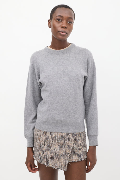 Maison Margiela Grey Wool & Cashmere Sweater