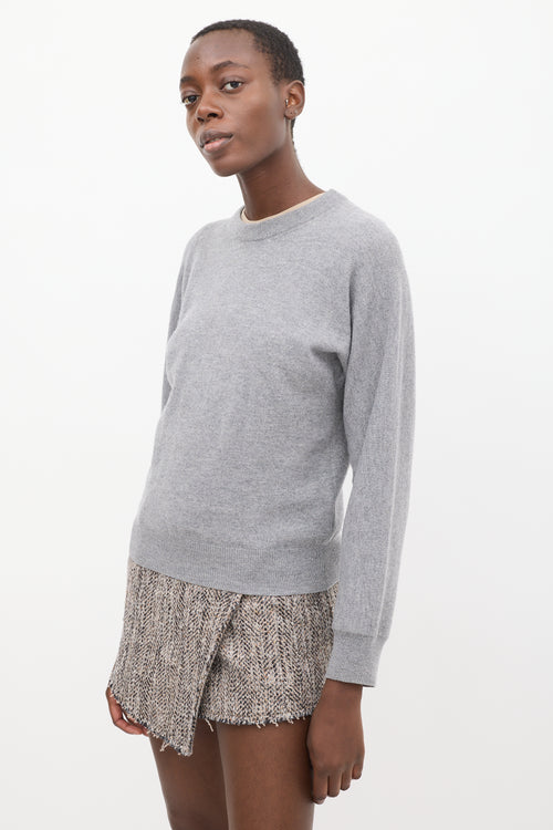 Maison Margiela Grey Wool & Cashmere Sweater