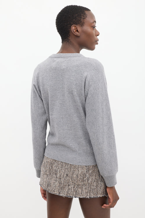 Maison Margiela Grey Wool & Cashmere Sweater