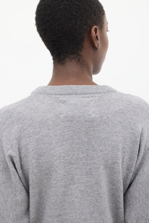 Maison Margiela Grey Wool & Cashmere Sweater