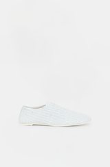MM6 Maison Margiela Laser Cut Leather Flat