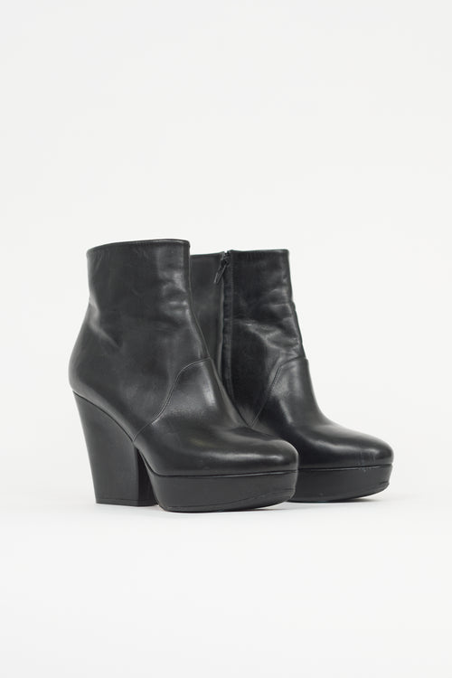 Maison Margiela Leather Platform Boot