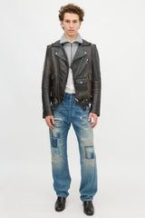 Maison Margiela Leather Replica Biker Jacket