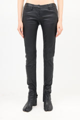 Maison Margiela Leather Slim Leg Pant