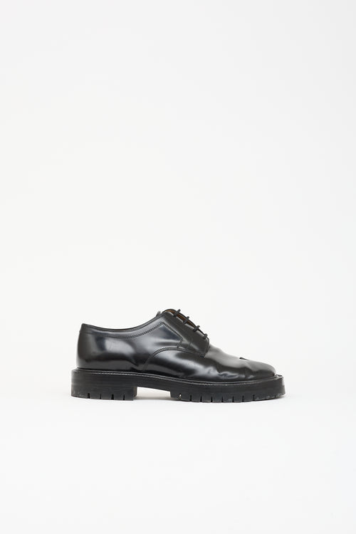 Maison Margiela Leather Tabi Lace Up Derby