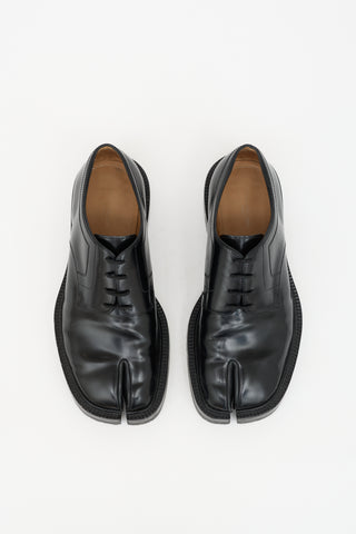 Maison Margiela Leather Tabi Lace Up Derby
