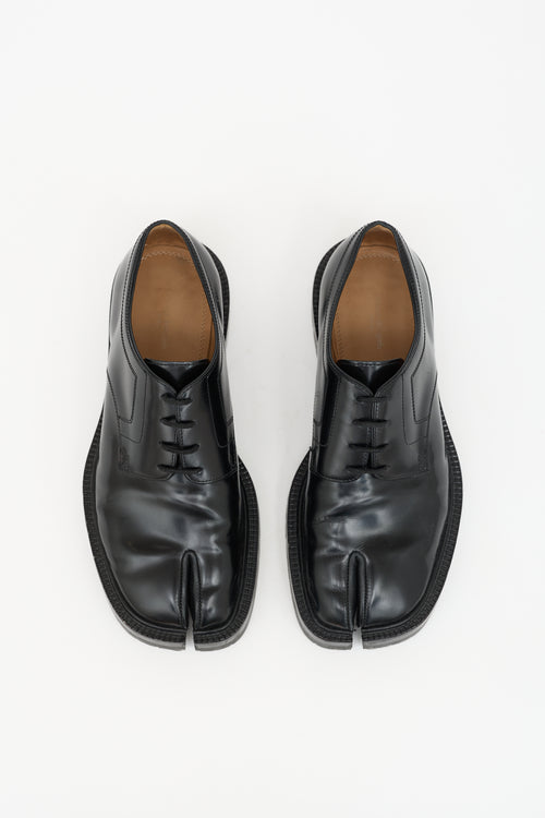 Maison Margiela Leather Tabi Lace Up Derby