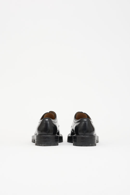 Maison Margiela Leather Tabi Lace Up Derby
