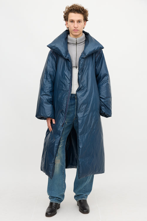Maison Margiela Nylon & Down Padded Coat