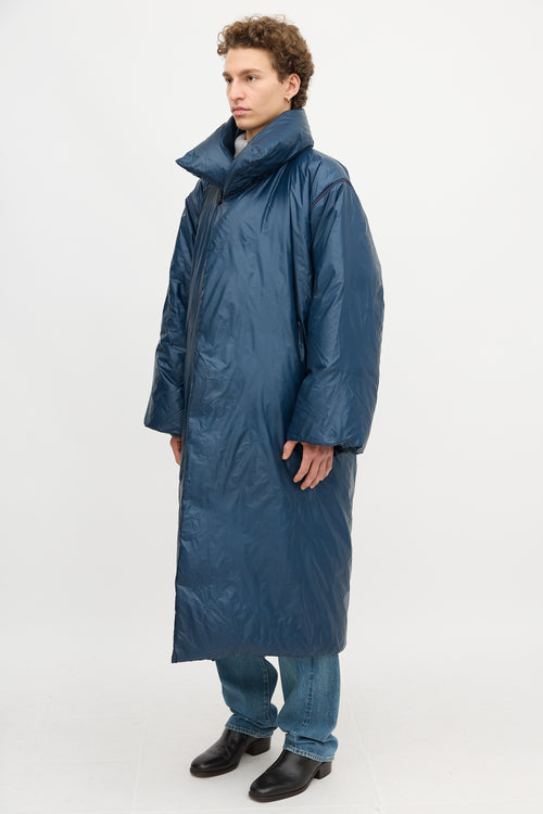 Maison Margiela Nylon & Down Padded Coat