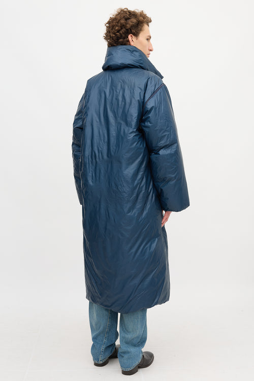 Maison Margiela Nylon & Down Padded Coat