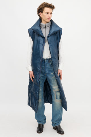 Maison Margiela Nylon & Down Padded Coat