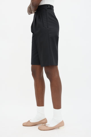 Maison Margiela Pleated Cropped Trouser