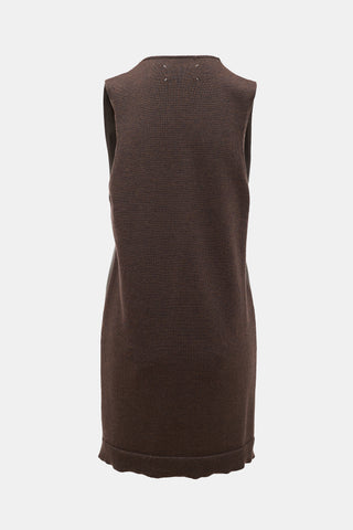 Maison Margiela Pre-Fall 2011 Leather & Knit Dress