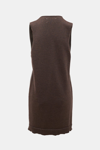 Maison Margiela Pre-Fall 2011 Leather & Knit Dress