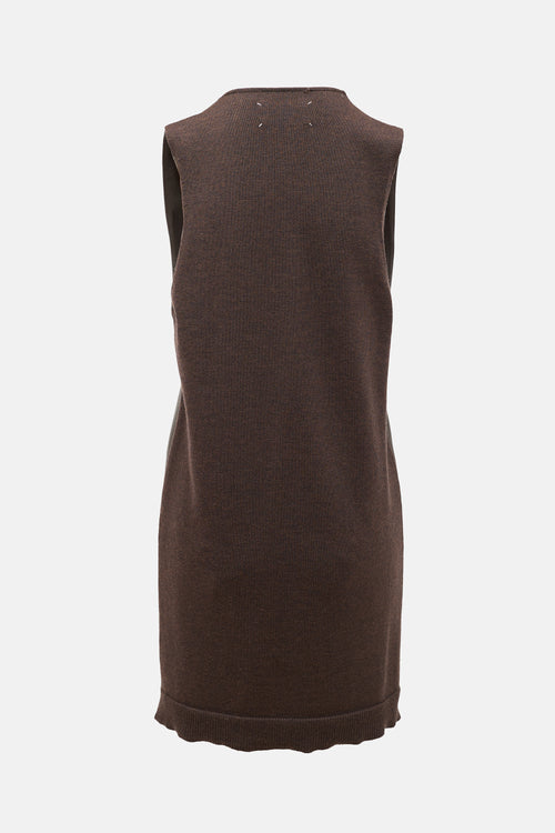 Maison Margiela Pre-Fall 2011 Leather & Knit Dress