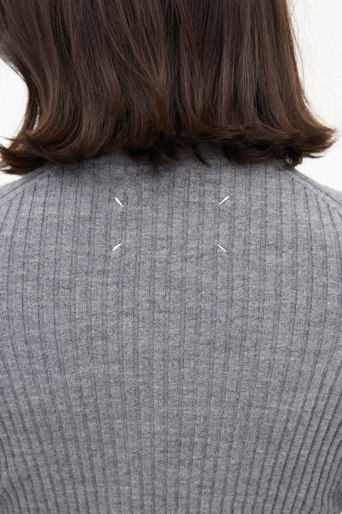 Maison Margiela Ribbed Knit Top