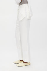 Maison Margiela Spring 2003 White Linen Inside Out Trouser